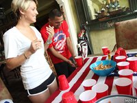 Real Slut Party - Titillating Soccer Fans - 07/06/2010